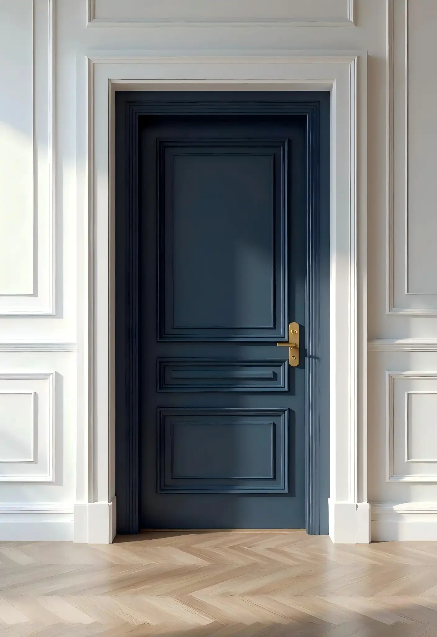 Navy Blue Statement Doors Navy Blue Statement Doors